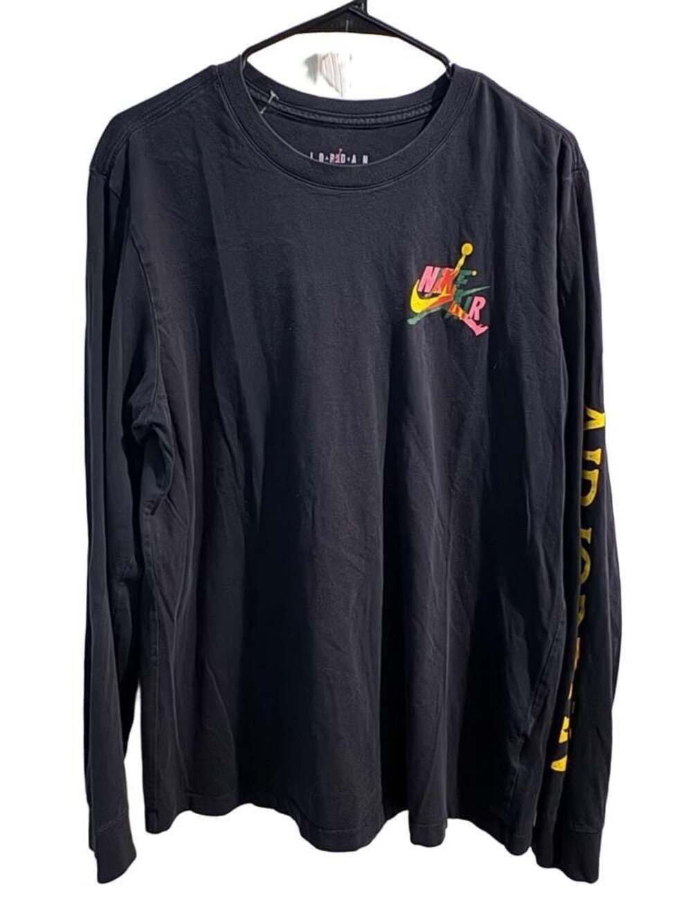 Jordan Jumpman Classics Long Sleeve Tee Black CT6747-010 Size L